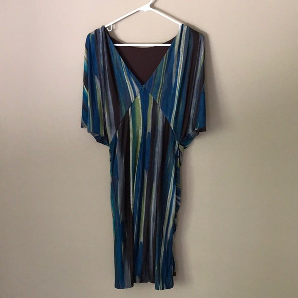 Nordstrom rack Rabbit Design  v neck dress Sz 6 - Picture 6 of 8